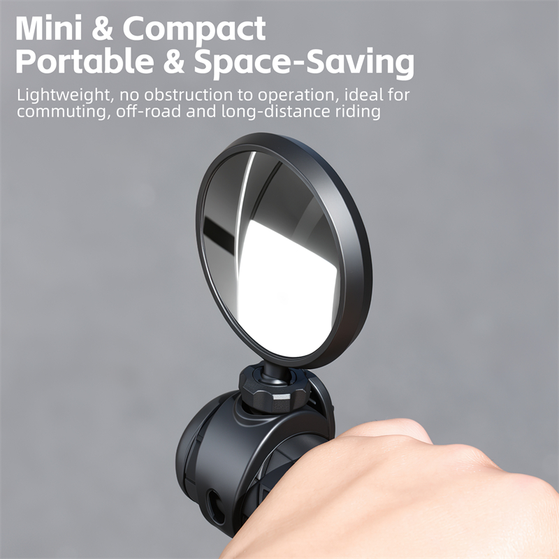 Mirror Handlebar Convex - WEST BIKING HD Wide Angle Bike
