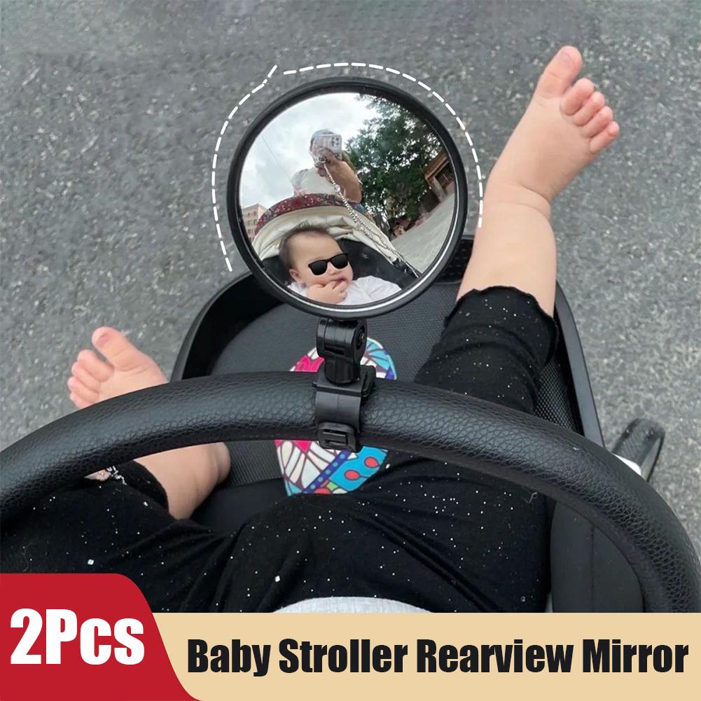 2Pcs Bike Mirror Adjustable Ha - Mirror Handlebar Convex ulasan dan harga