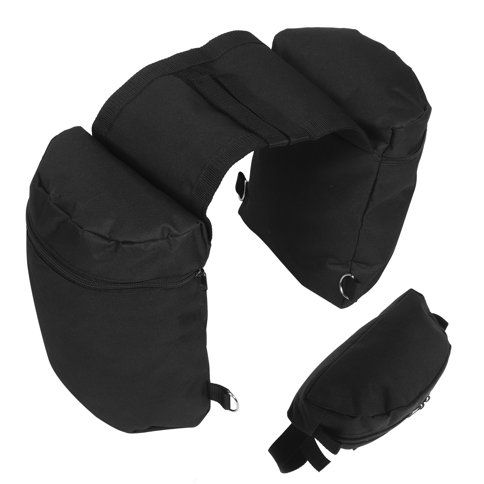 1Set Equestrian Saddle Bag Set - Panniers Waterproof Rear ulasan dan harga