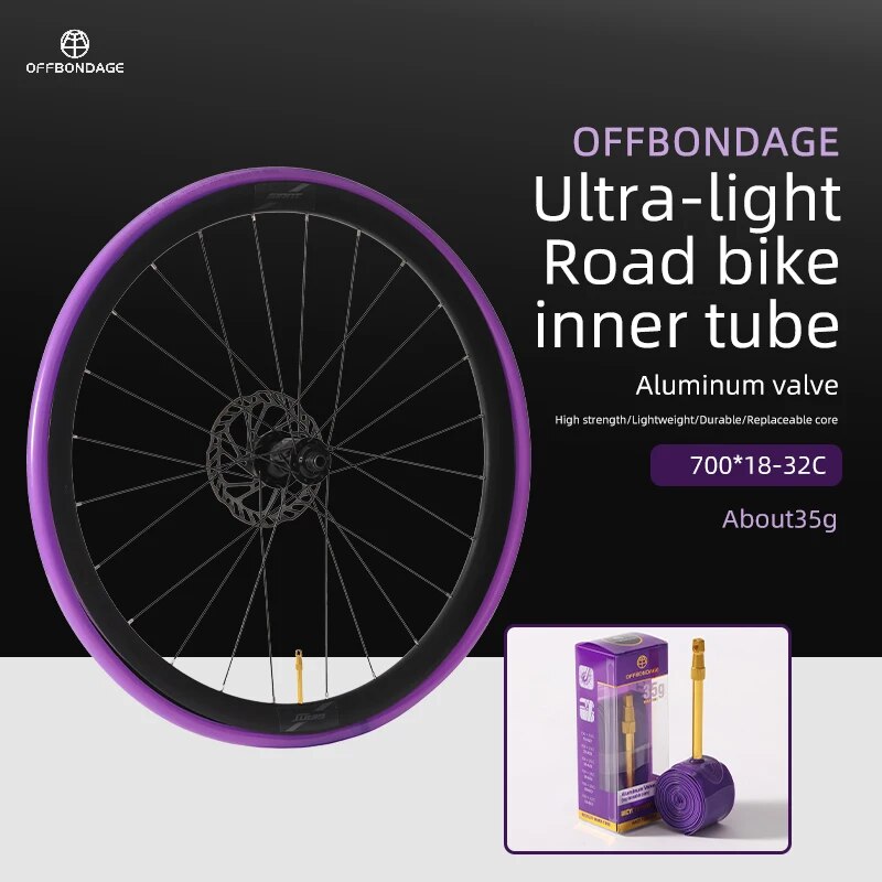OFFBONDAGE Aluminum Valve Ultr - Inner Tube 700C ulasan dan harga