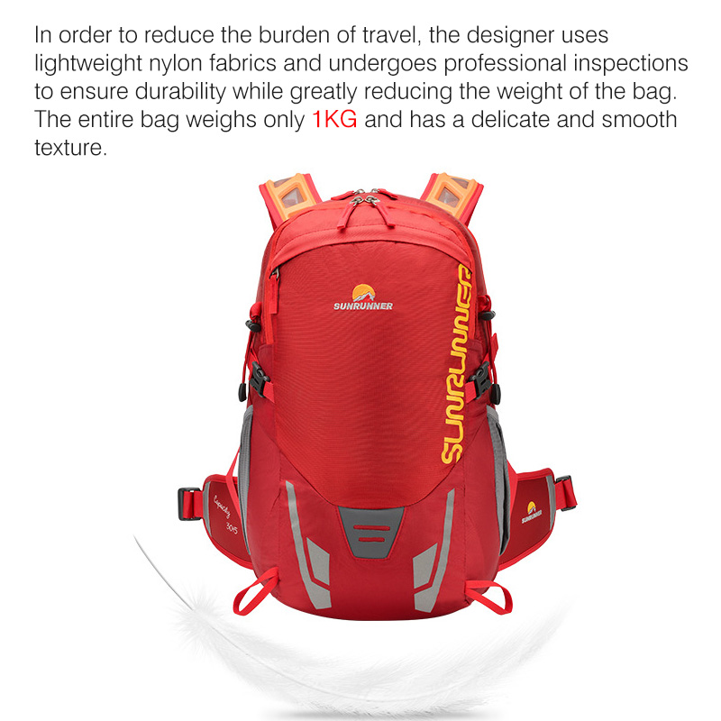 35L Hiking Backpack Bag Large  - Cycling Commuter Backpack Waterproof ulasan dan harga