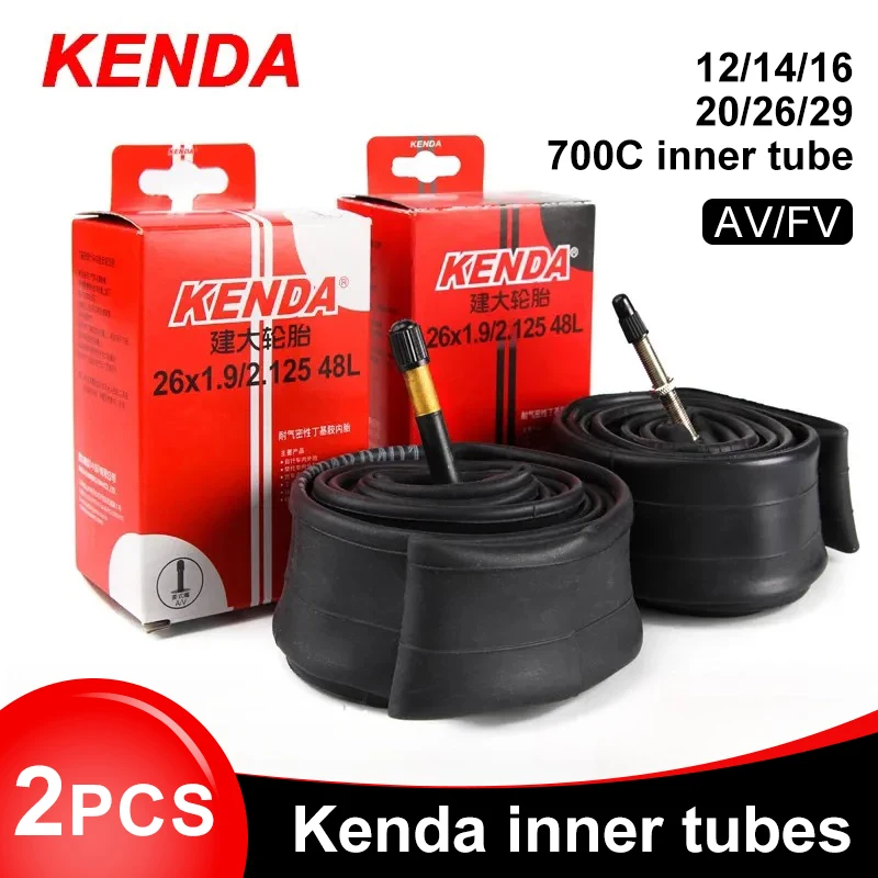 2PCS KENDA Bicycle Inner Tube  - Inner Tube 700C ulasan dan harga