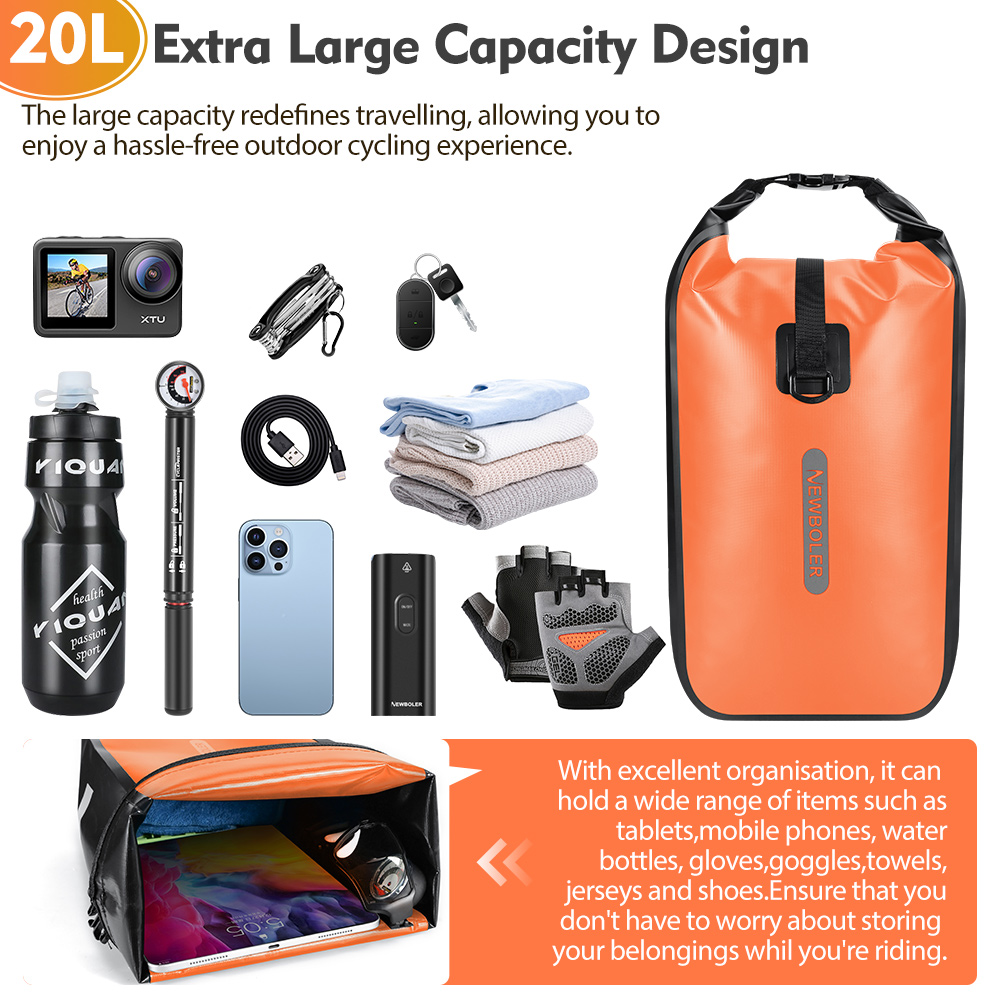 NEWBOLER 10L 20L Waterproof Cy - Cycling Commuter Backpack Waterproof ulasan dan harga