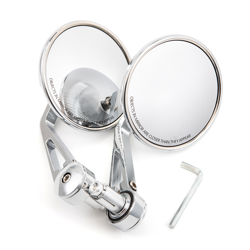 Evomosa Motorcycle Chrome Conv - Mirror Handlebar Convex ulasan dan harga