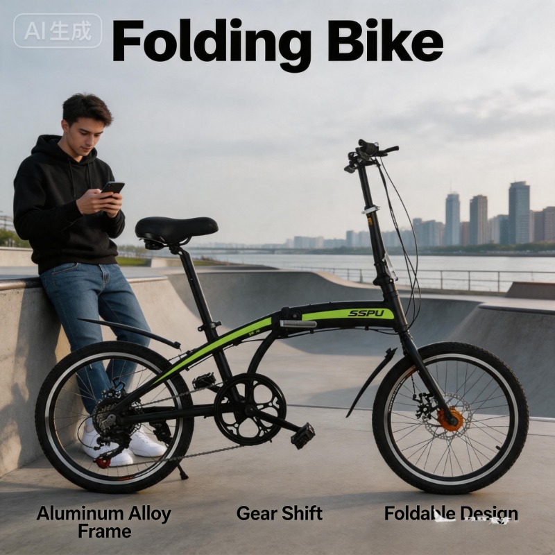 UltraLight 20 Inch Folding Bik - Commuting With Bike ulasan dan harga