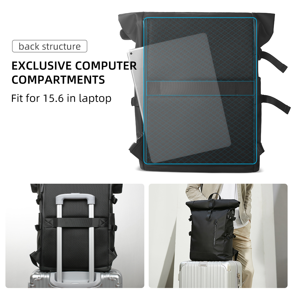 HK Expandable Travel Backpack  - Cycling Commuter Backpack Waterproof ulasan dan harga