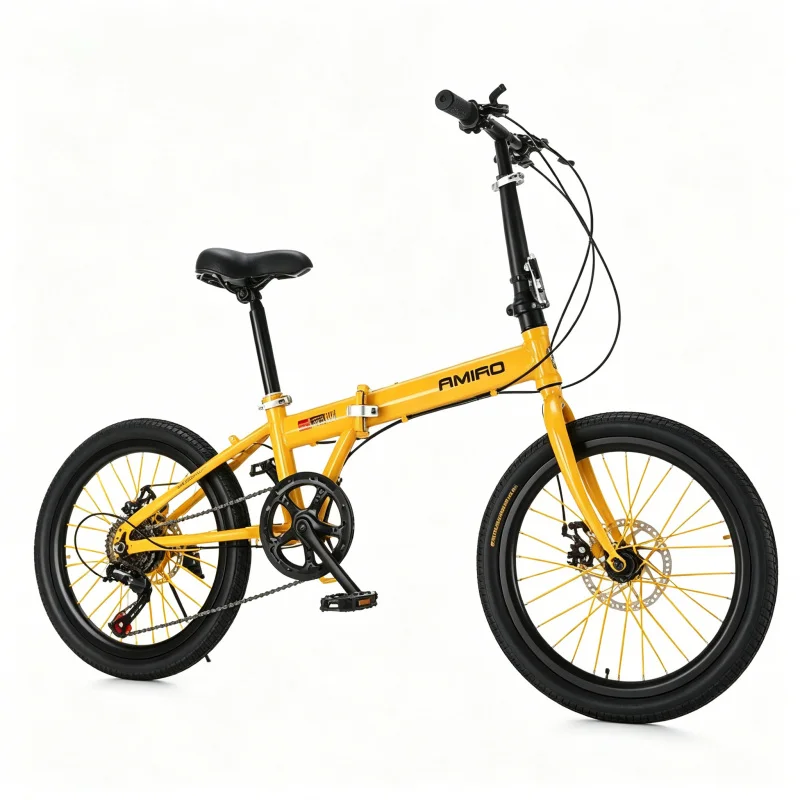 20 Inch Yellow Spoke Wheel Fol - Commuting With Bike ulasan dan harga