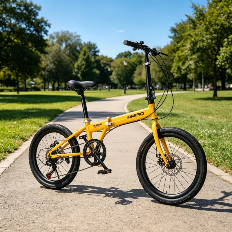 20 Inch Yellow Spoke Wheel Fol - Commuting With Bike ulasan dan harga