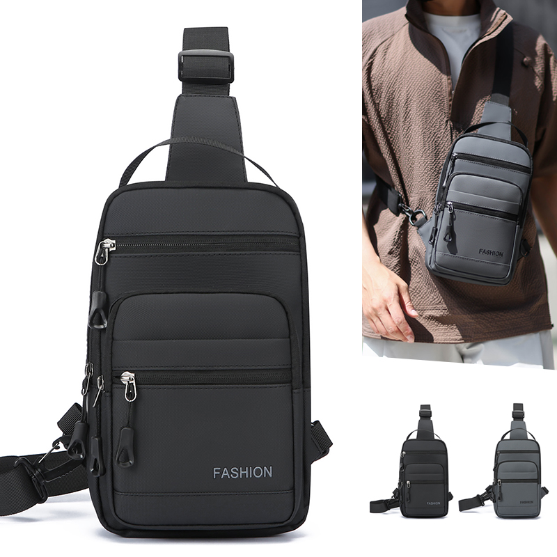Chest Bag for Men Water Repell - Commuter Cycling ulasan dan harga