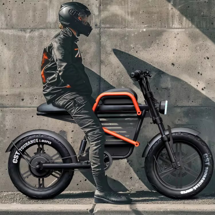 60V 20Ah WideTire Electric Mot - Commuting With Road Bike ulasan dan harga