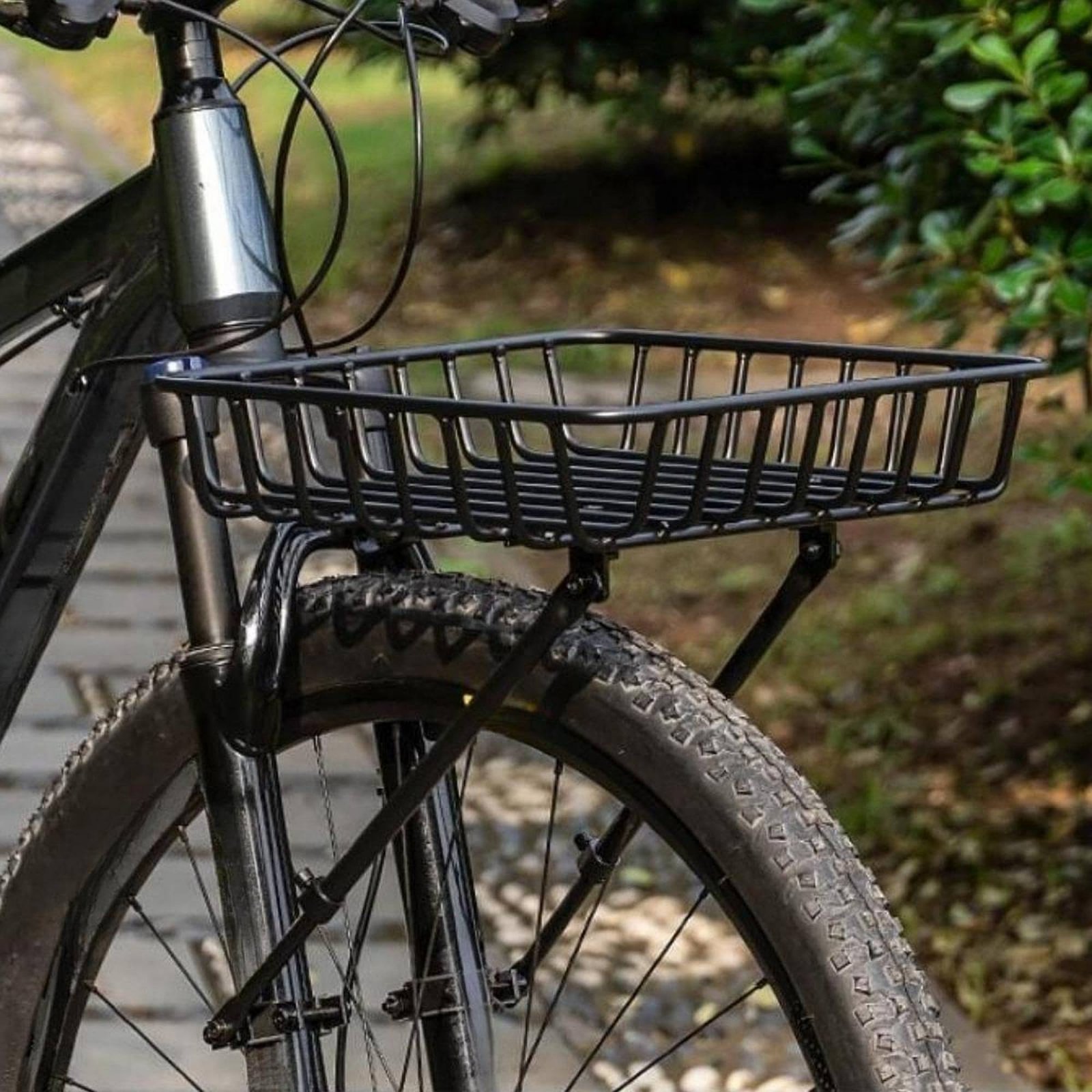 Aluminum Front Basket Lightwei - Commuter Cycling ulasan dan harga