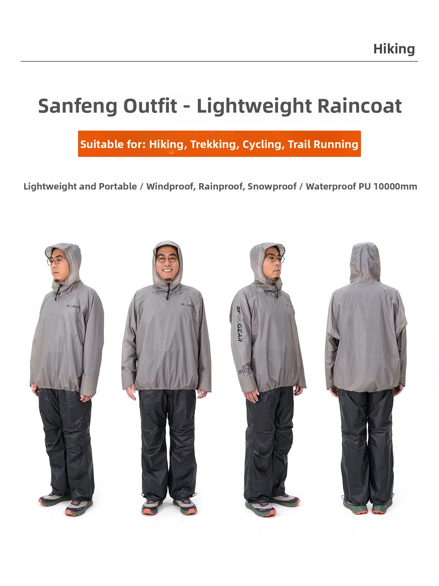 3FULGEAR Lightweight Separate  - Cycling Commute Pants ulasan dan harga