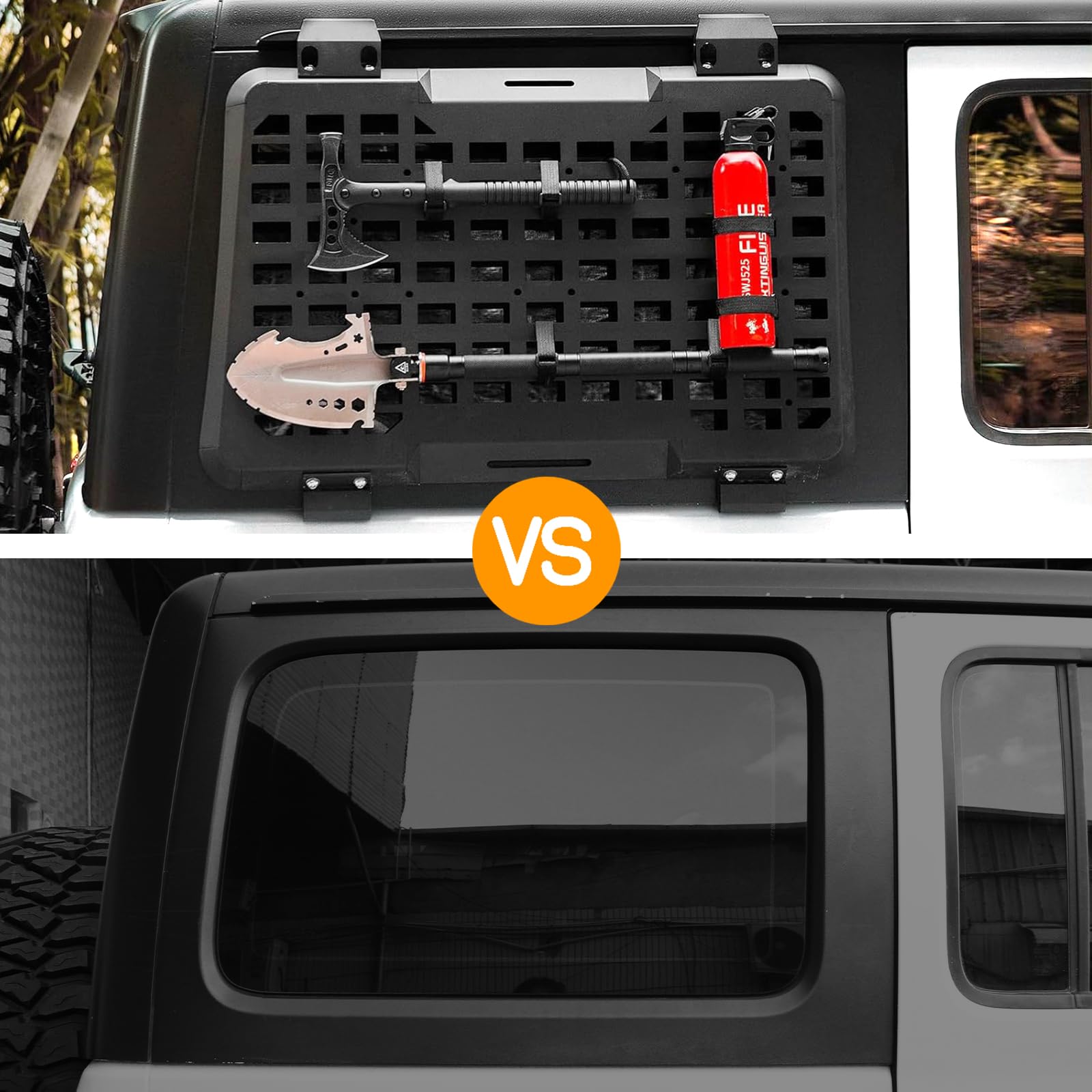 Rear Right Window Molle Panel  - Cargo Rack Aluminum ulasan dan harga