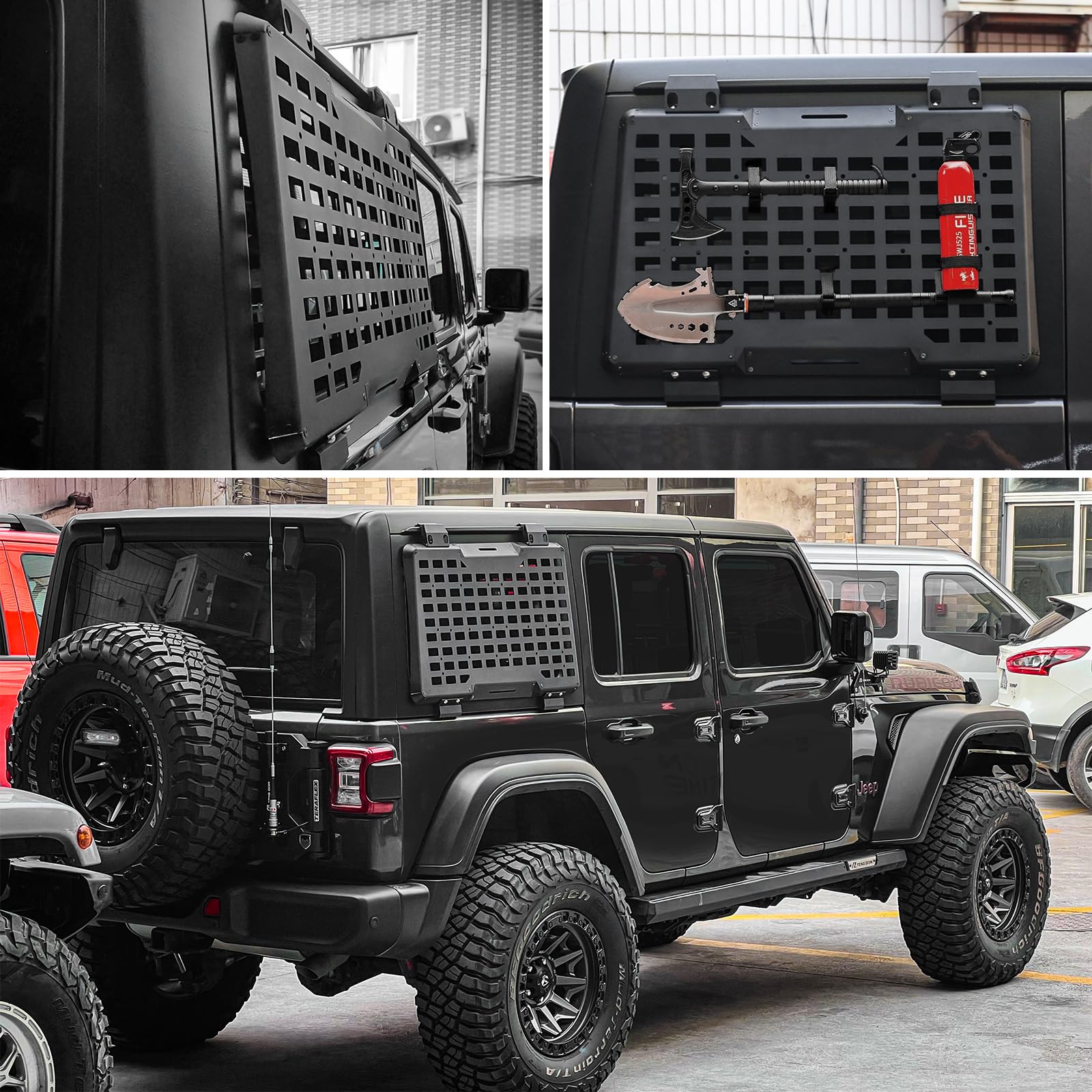 Rear Right Window Molle Panel  - Cargo Rack Aluminum ulasan dan harga