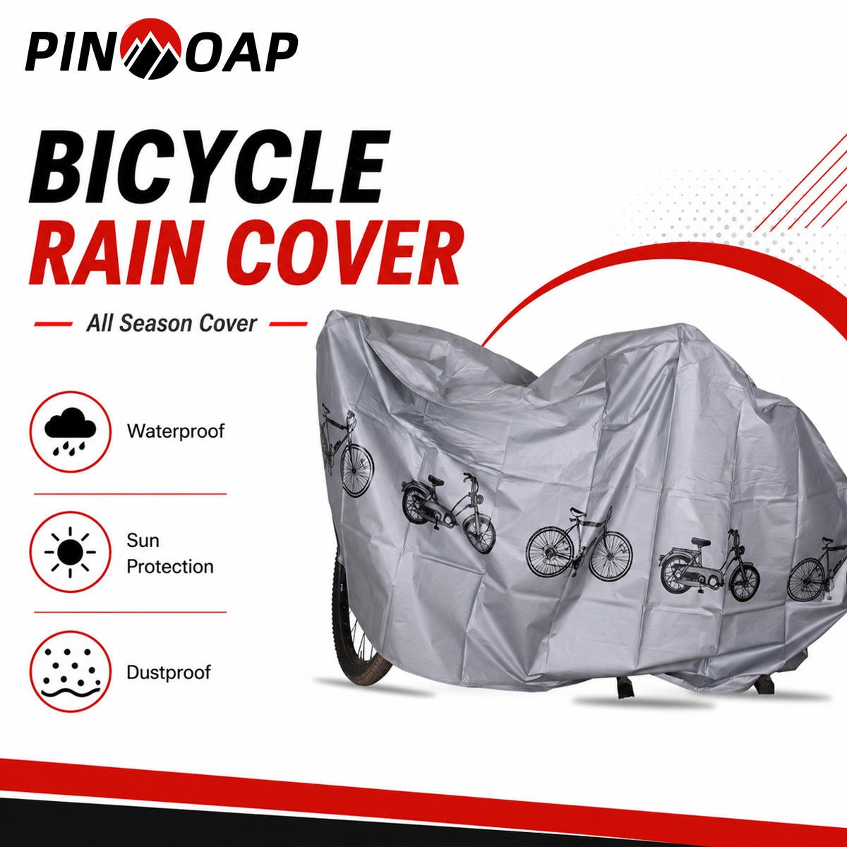 PINMOAP Universal Bicycle Rain - Cycling Commuter Backpack Waterproof ulasan dan harga