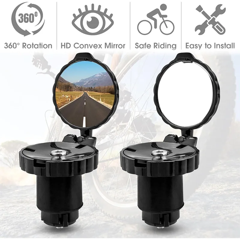 Bicycle Handlebar Convex Mirro - Mirror Handlebar Convex ulasan dan harga