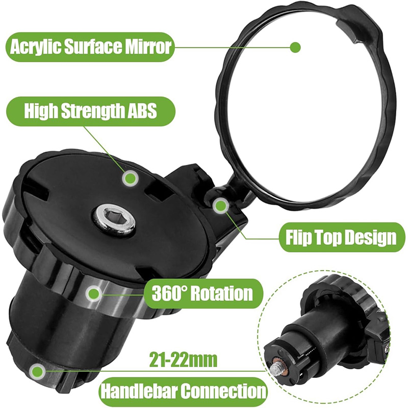 Bicycle Handlebar Convex Mirro - Mirror Handlebar Convex ulasan dan harga