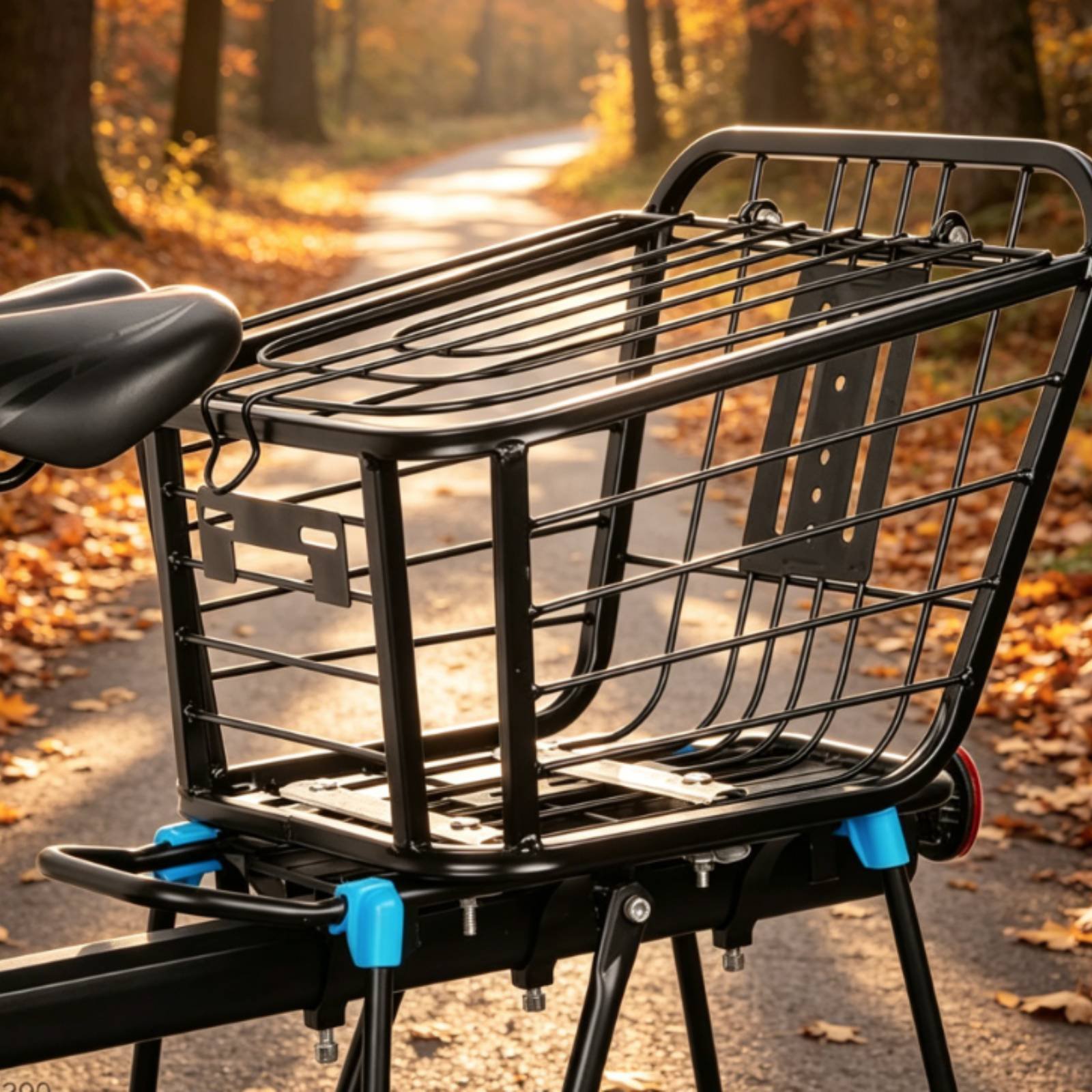 Folding Rear Bike Basket Folda - Commuter Cycling ulasan dan harga