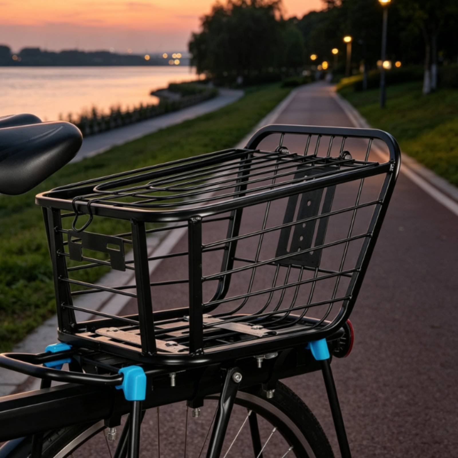 Folding Rear Bike Basket Folda - Commuter Cycling ulasan dan harga