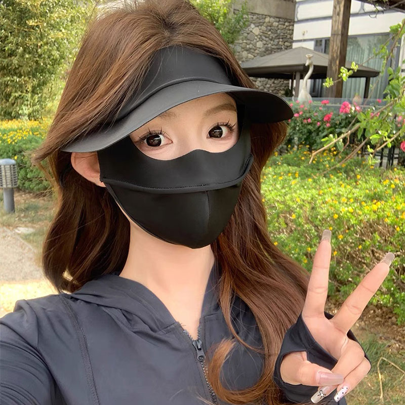 Breathable Full Face Mask Sun  - Cycling To Work ulasan dan harga