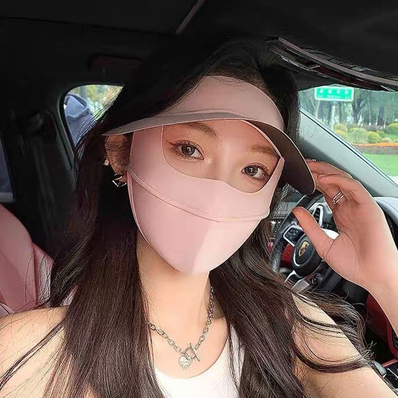 Breathable Full Face Mask Sun  - Cycling To Work ulasan dan harga