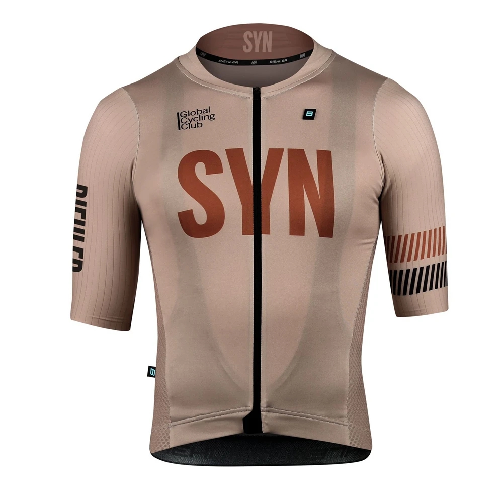 SYN Brown Cycling Clothing men - Cycling Community ulasan dan harga