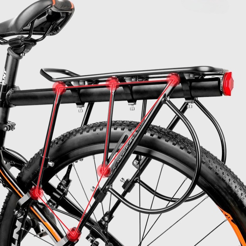 Bike Rear Seat Rack Aluminum A - Cargo Rack Aluminum ulasan dan harga