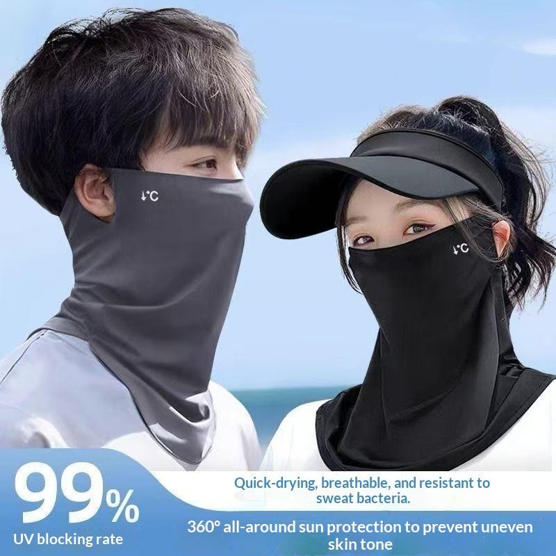 Ice Silk Face Cover with Neck  - Cycling To Work ulasan dan harga