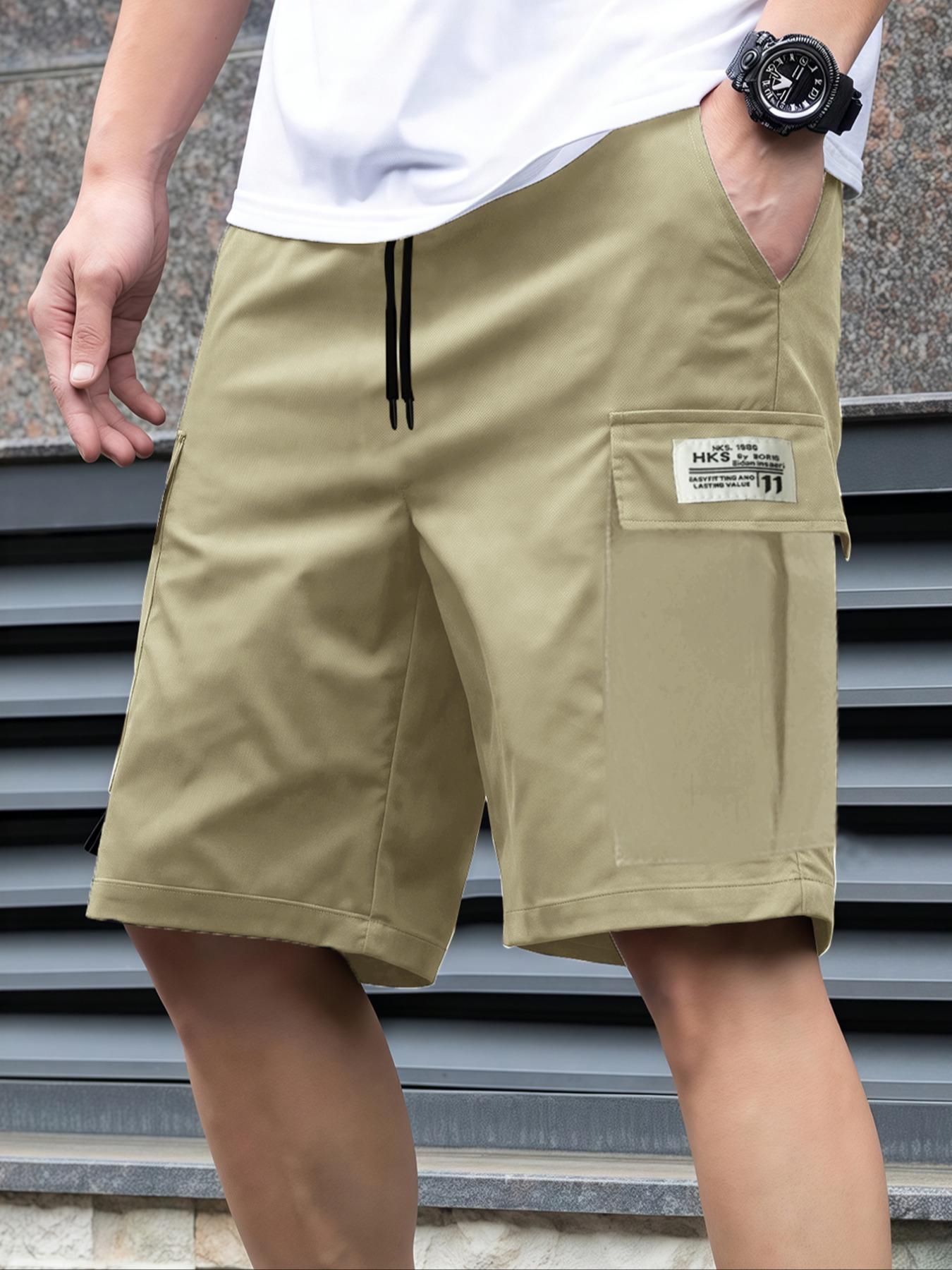 Men's Plain Casual Sports Shor - Cycling Commute Pants ulasan dan harga
