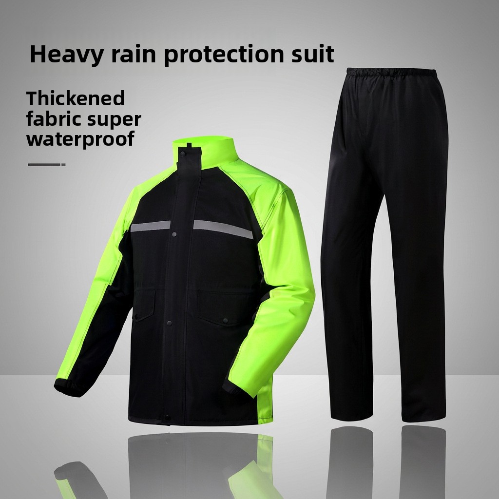 Heavy Duty Motorcycle Rain Sui - Cycling Commuter Rain Gear ulasan dan harga