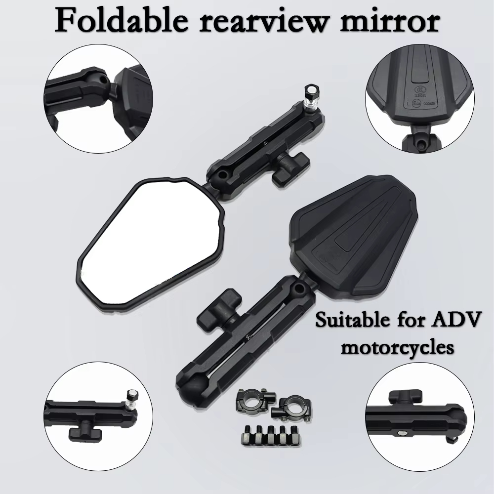 Motorcycle Side Mirrors Convex - Mirror Handlebar Convex ulasan dan harga