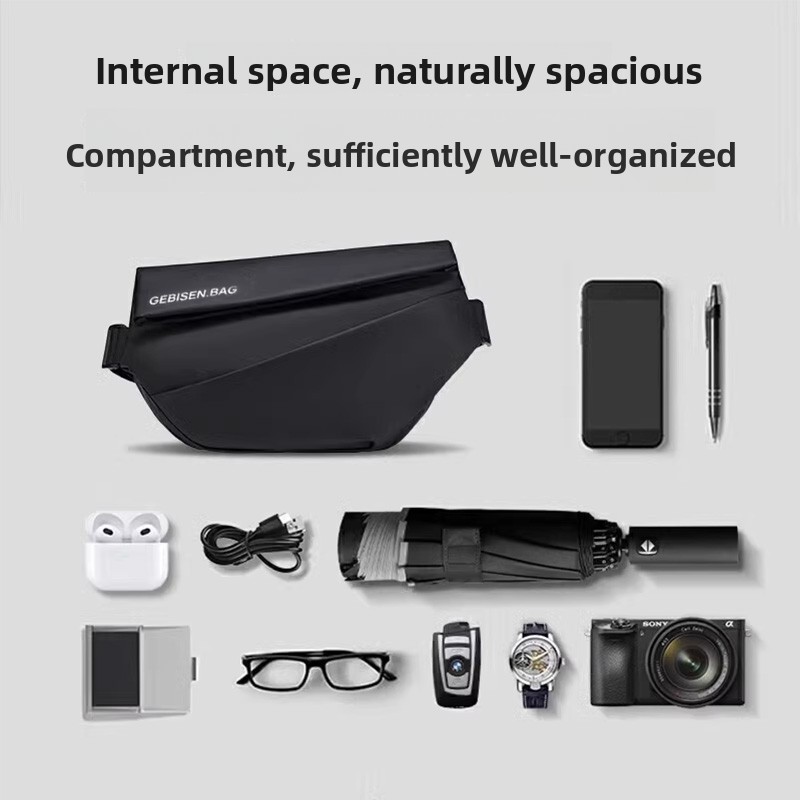 Magnetic Buckle Men Crossbody  - Commuter Cycling ulasan dan harga